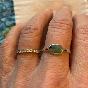 Sterling Opal Ring size 8